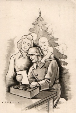 1944-es képes tábori postai levelezőlap bemutatása