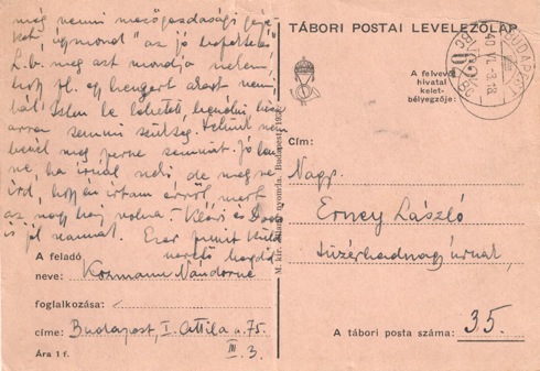 Tábori postai levelezőlapok a részleges mozgósítás idejéből