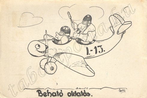 Humoros rajzos repülős lapok bemutatása